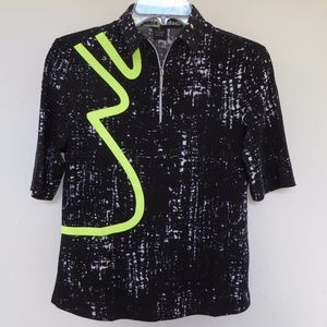 Jamie Sadock XS zip neck shirt